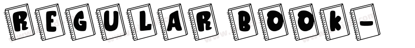 Regular Book字体转换